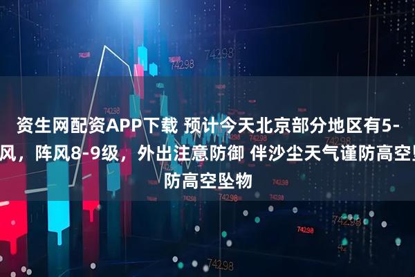 资生网配资APP下载 预计今天北京部分地区有5-7级风，阵风8-9级，外出注意防御 伴沙尘天气谨防高空坠物